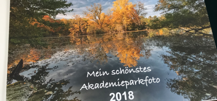 Kalender „Mein schönstes Akademieparkfoto“ jetzt erhältlich